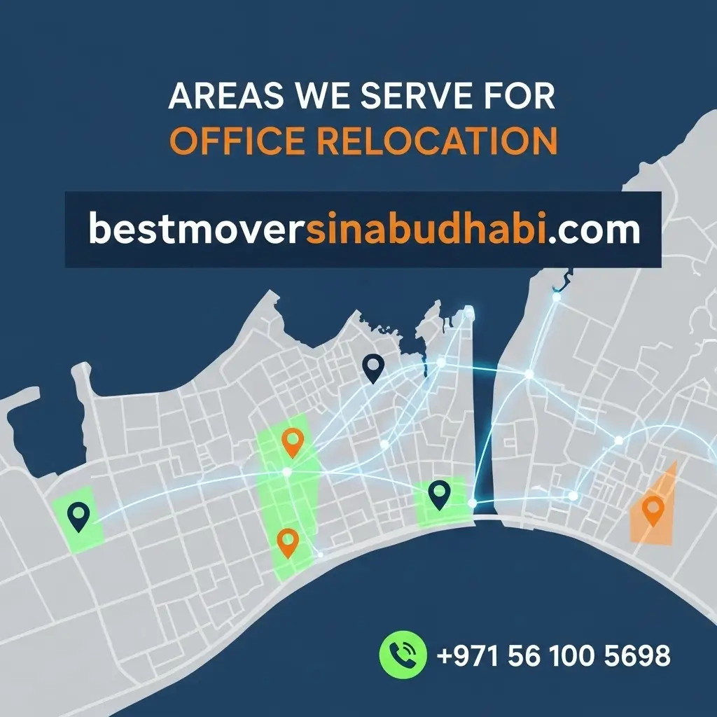 Areas We Serve for Office Relocation