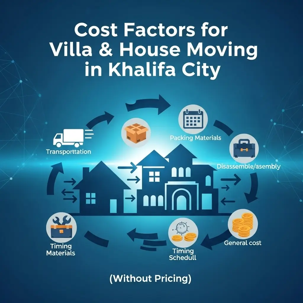 Cost Factors for Villa & House Moving in Khalifa City (Without Pricing)