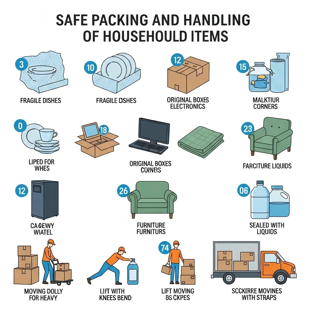 Safe Packing and Handling of Household Items